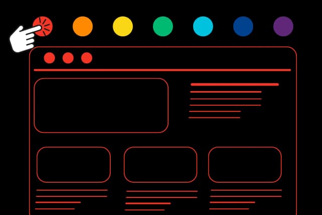 ألوان متناغمة